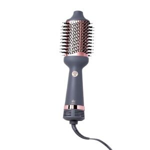 Hairitage Ceramic Volumizing Blow Dryer Brush for Curling and Straightening